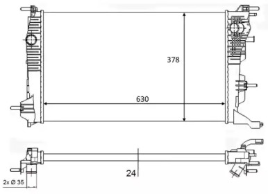 WILMINK GROUP wg1723342 -  Радиатор, охлаждение двигателя